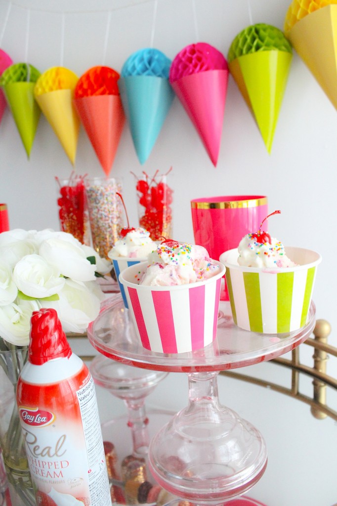 ice cream party decor 1