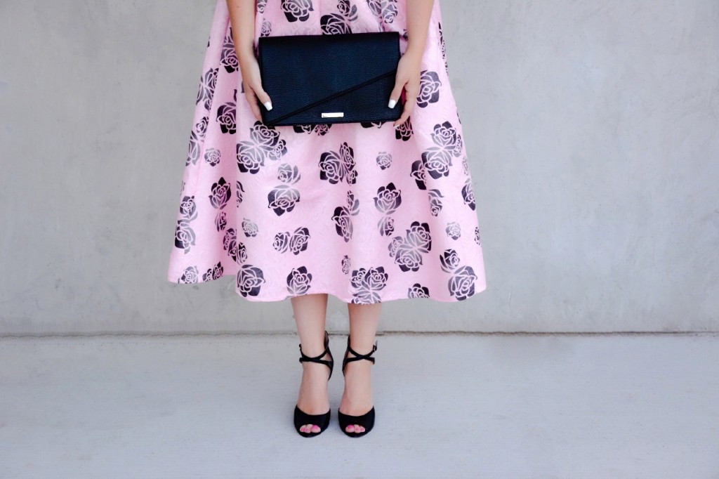 pink floral dress chicwish pink the town 6