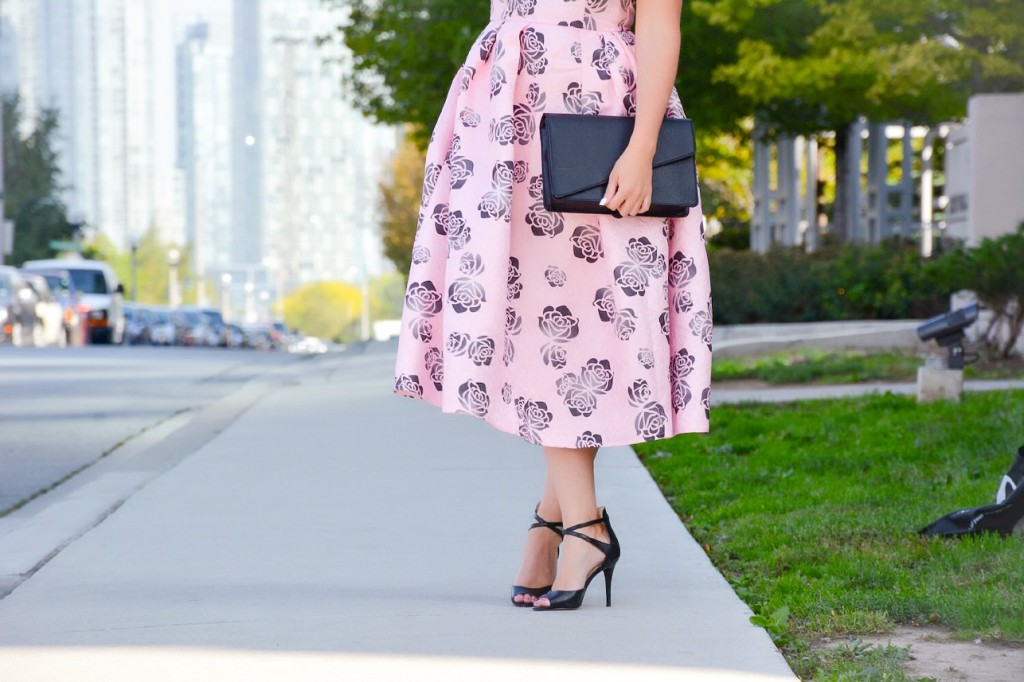 pink floral dress chicwish pink the town 8