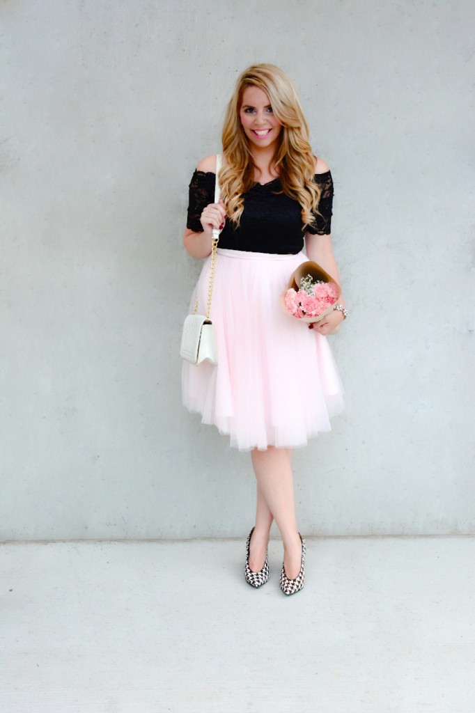 pink tulle skirt pastel dress party 11
