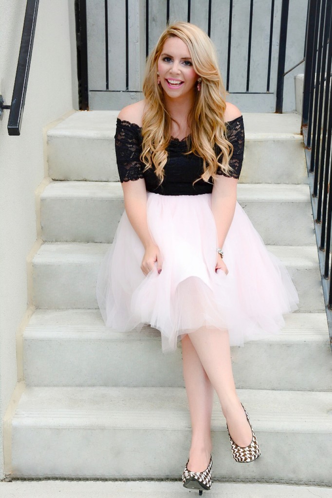 pink tulle skirt pastel dress party 18