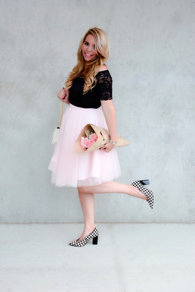 pink tulle skirt pastel dress party 5