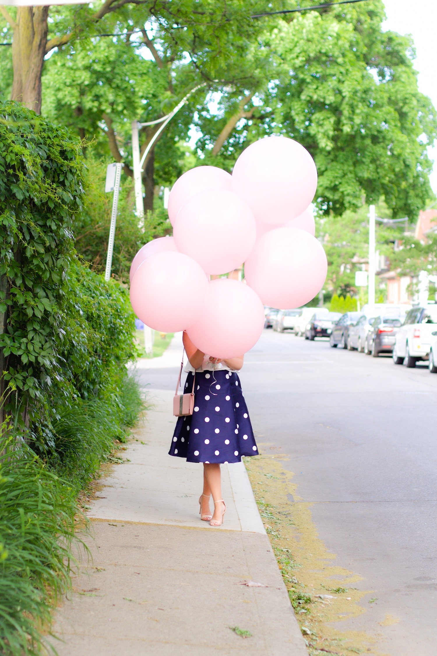 giant pink balloons